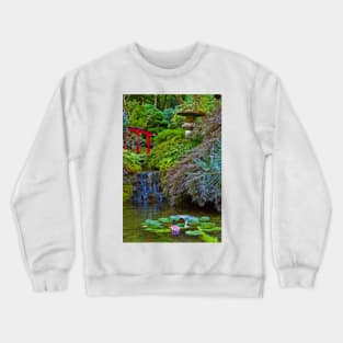 Canada. BC. Butchart Gardens. Japanese Garden. Crewneck Sweatshirt